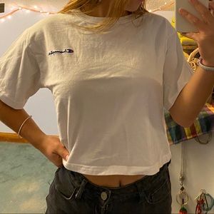 White champion shirt